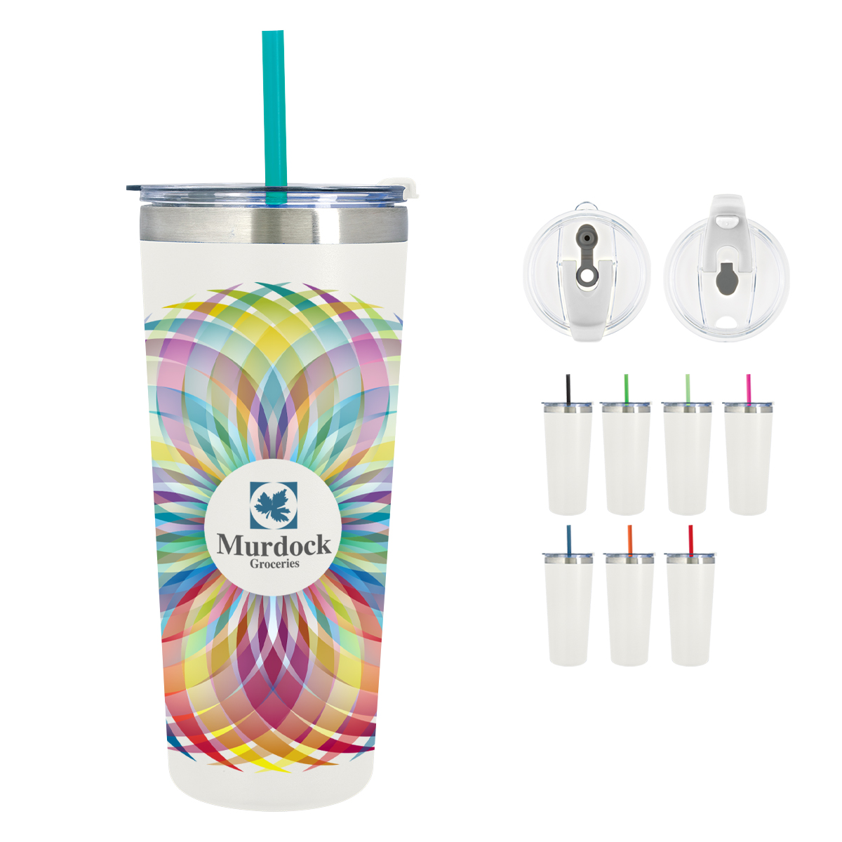 24 Oz. Full Color Colma Basics Tumbler 9