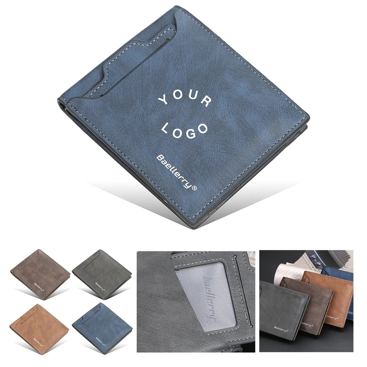 Slim Tri Fold Wallet for Men with Multiple Compartments 6