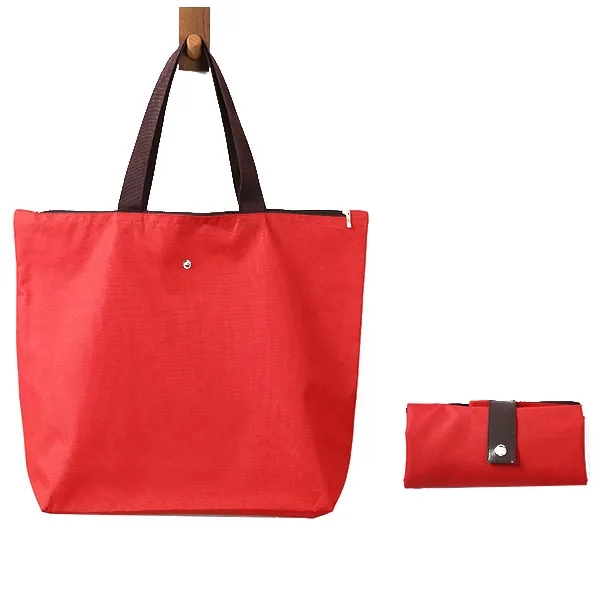 600D Polyester Foldable Grocery Tote Bag 5