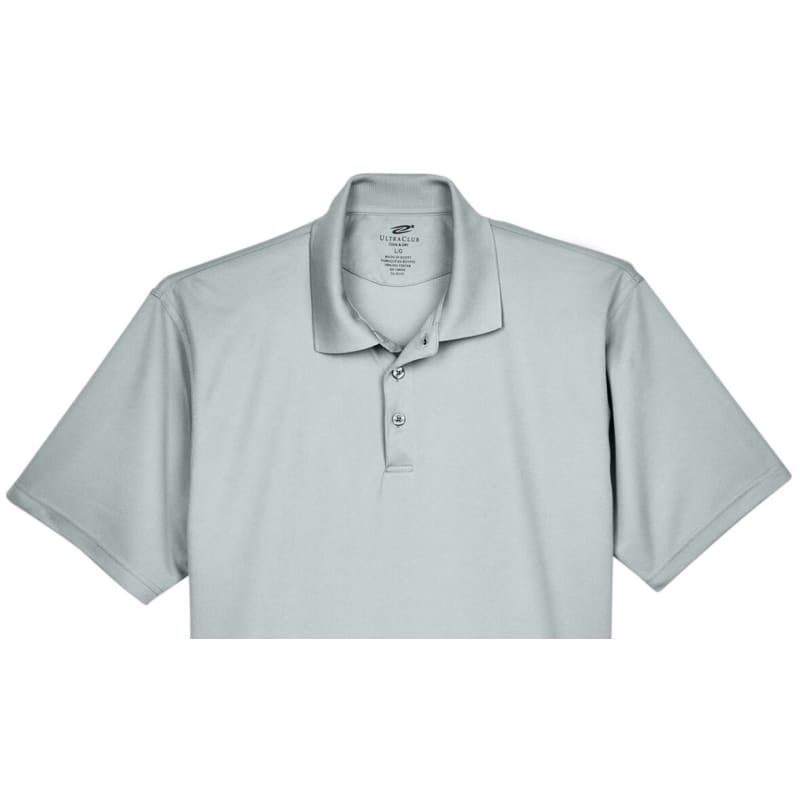 UltraClub Men's Tall Cool & Dry Mesh Piqué Polo 2
