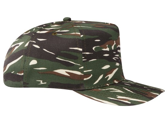 OTTO CAP® Camouflage 5 Panel Mid Profile Baseball Cap 38