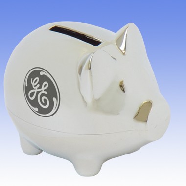 SMALL CHROME PIGGY BANK (SHINY SILVER) 1