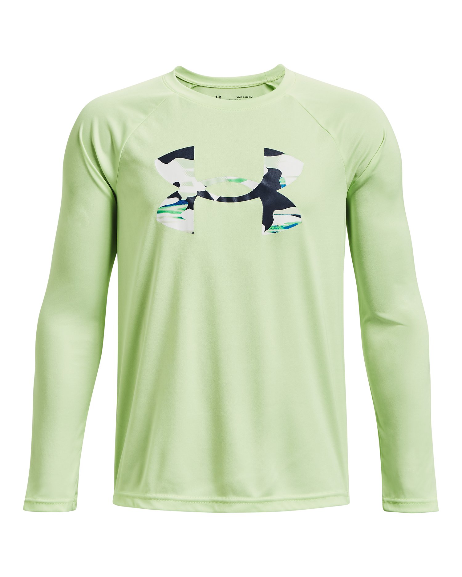 Boys' UA Tech Logo Fill Long Sleeve 16