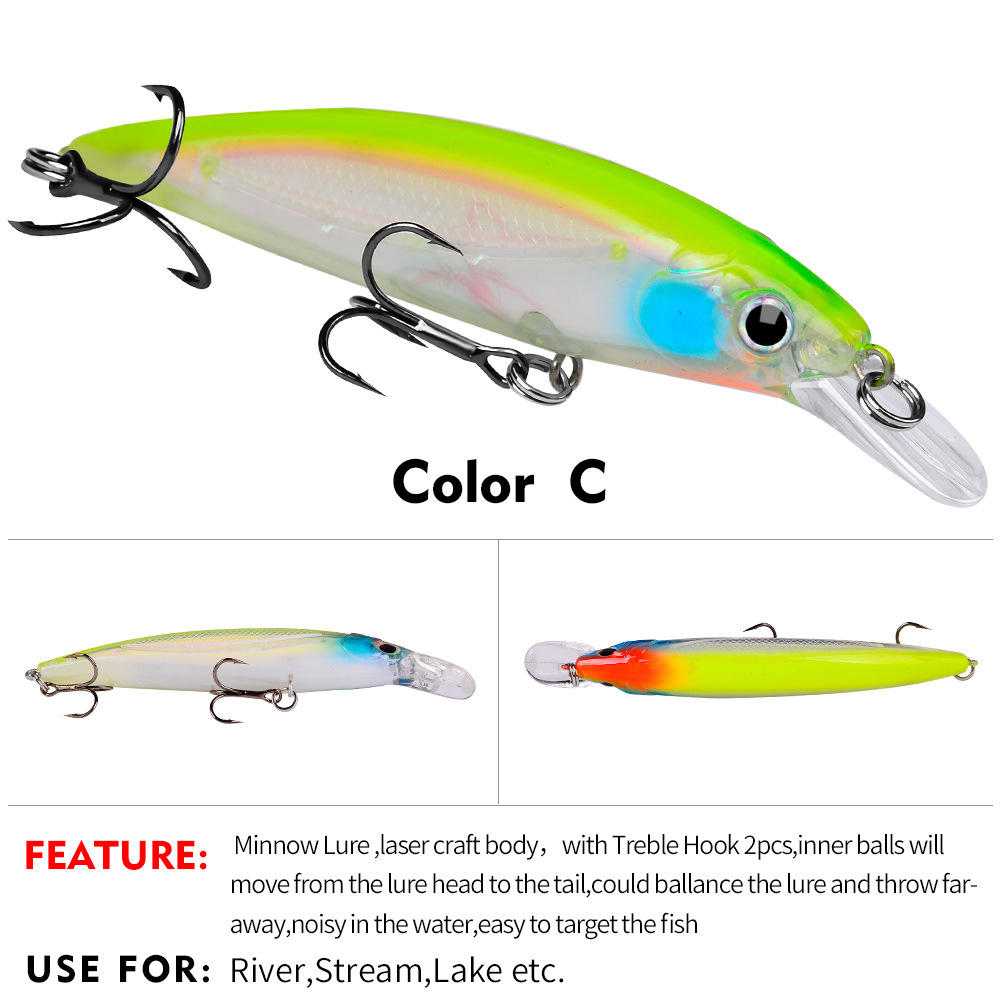 Minnow Suspending Shallow Diving Crankbait 13