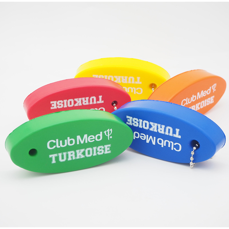 Oval Soft Floater Keychain 1