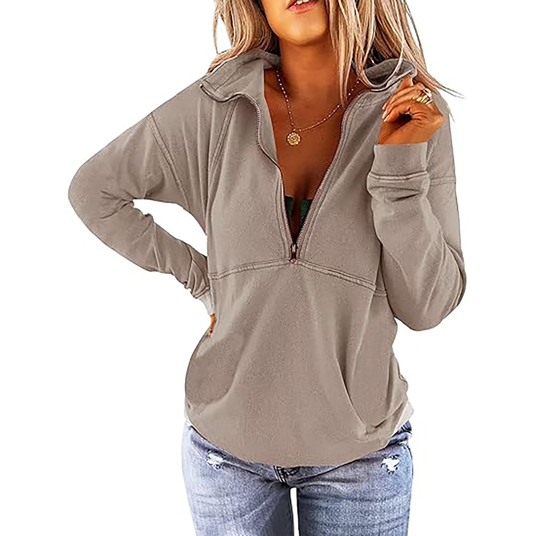 Loose Fit Casual Pullover 16