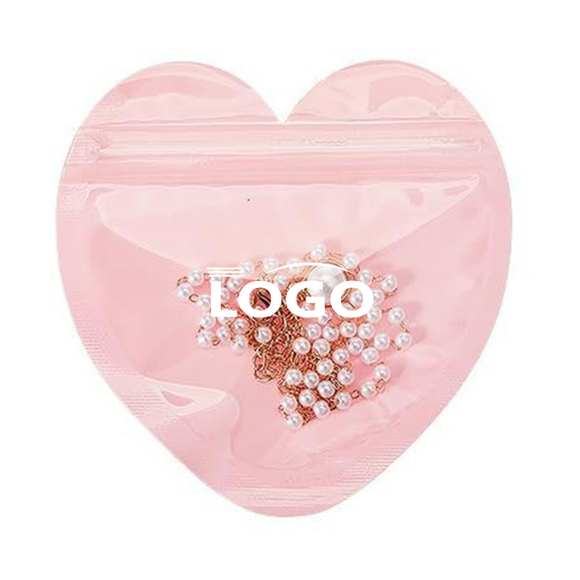 PVC Heart-Shaped Resealable Bags 4