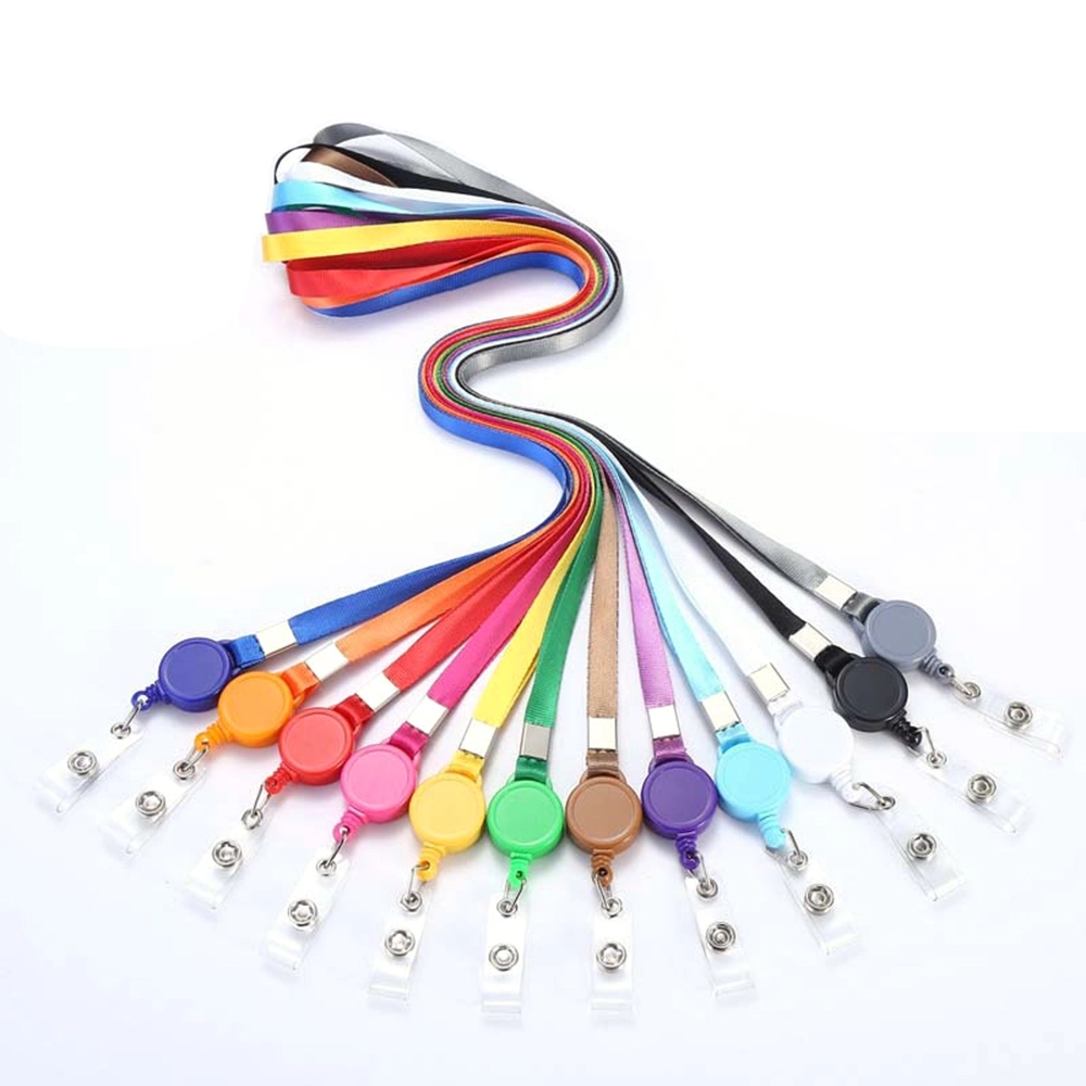 Polyester ID Lanyard with Retractable Badge Reel 3