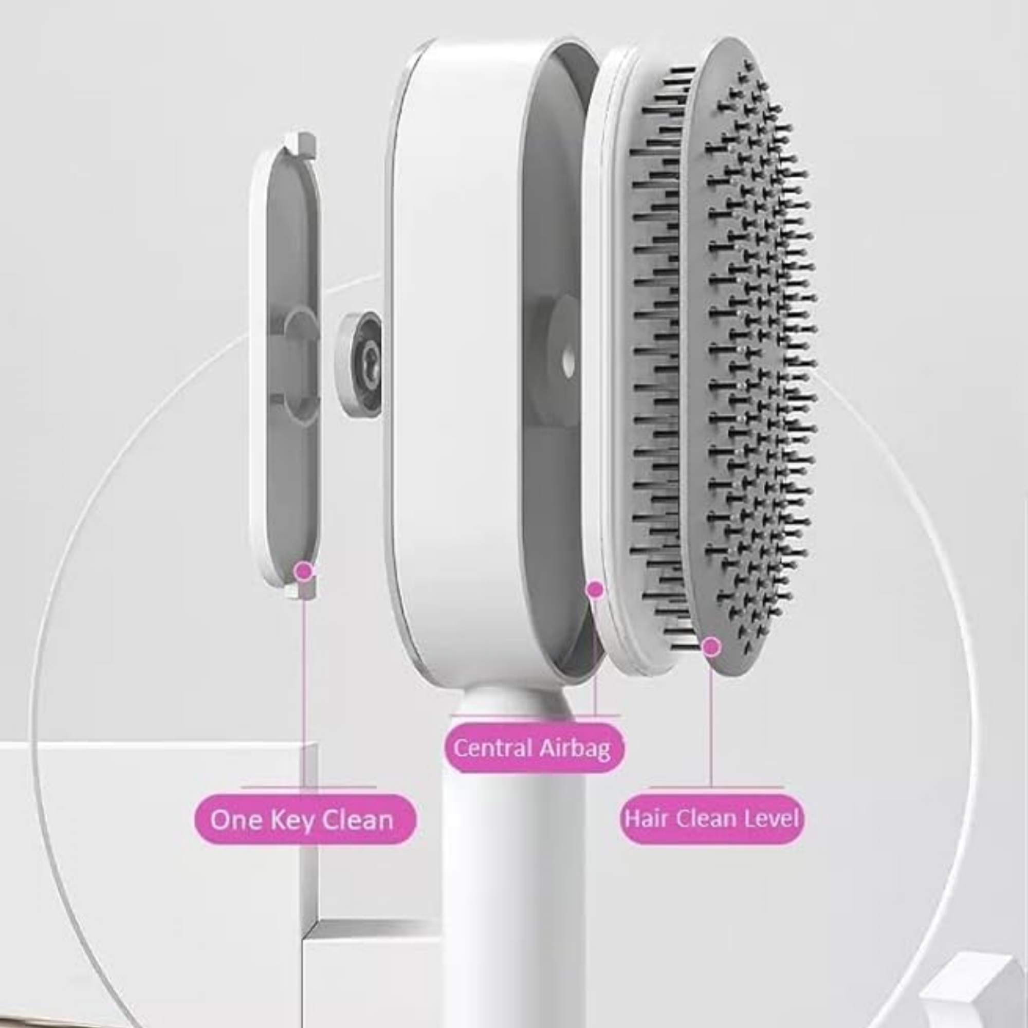 Self Cleaning Hair Brush 5
