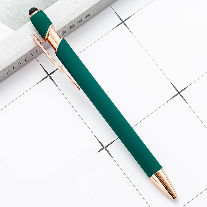 Soft Touch Aluminum Stylus Ballpoint Pen 13