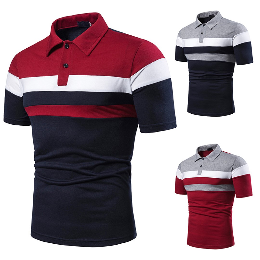 Casual Short-Sleeved Men Lapel 1