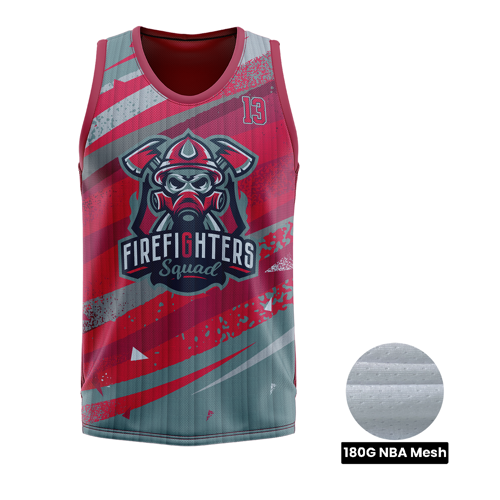 Unisex and Kids' Sublimation Basketball Jersey - 180G NBA 10