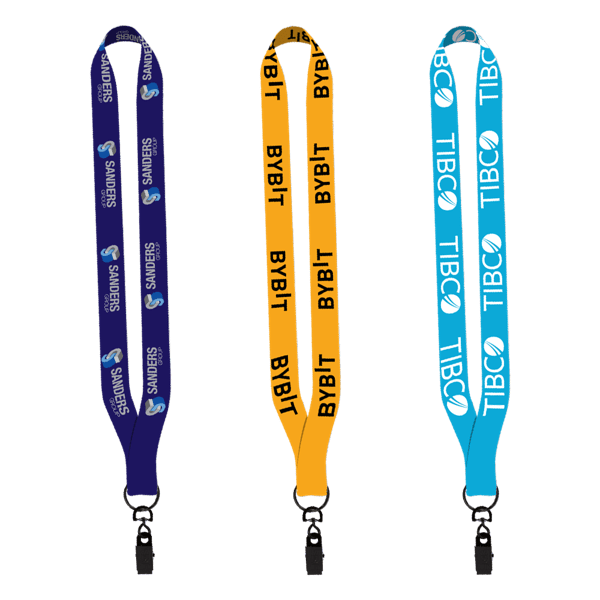1" Polyester Dye Sublimated Lanyard 6