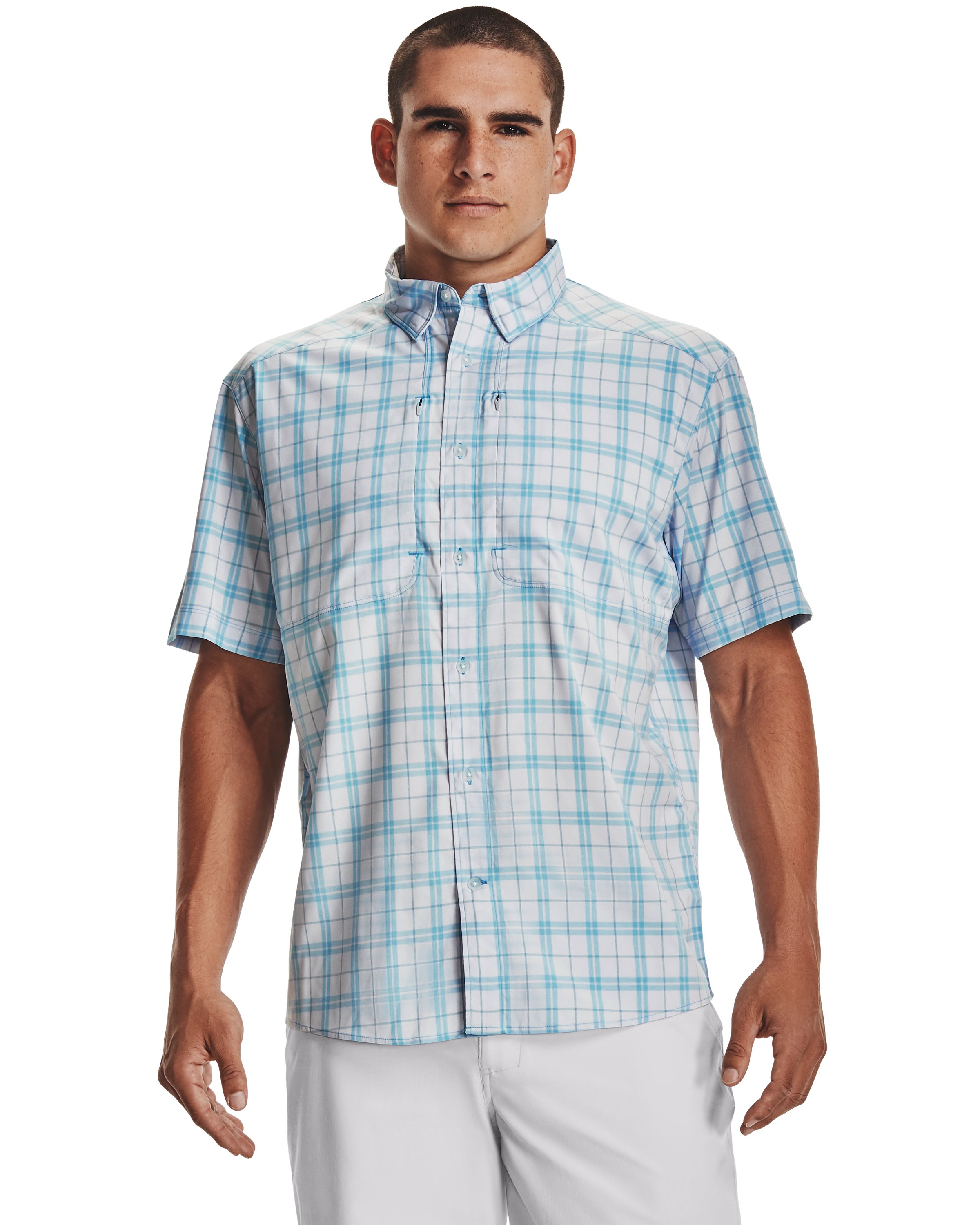 Men's UA Tide Chaser 2.0 Plaid Short Sleeve 2