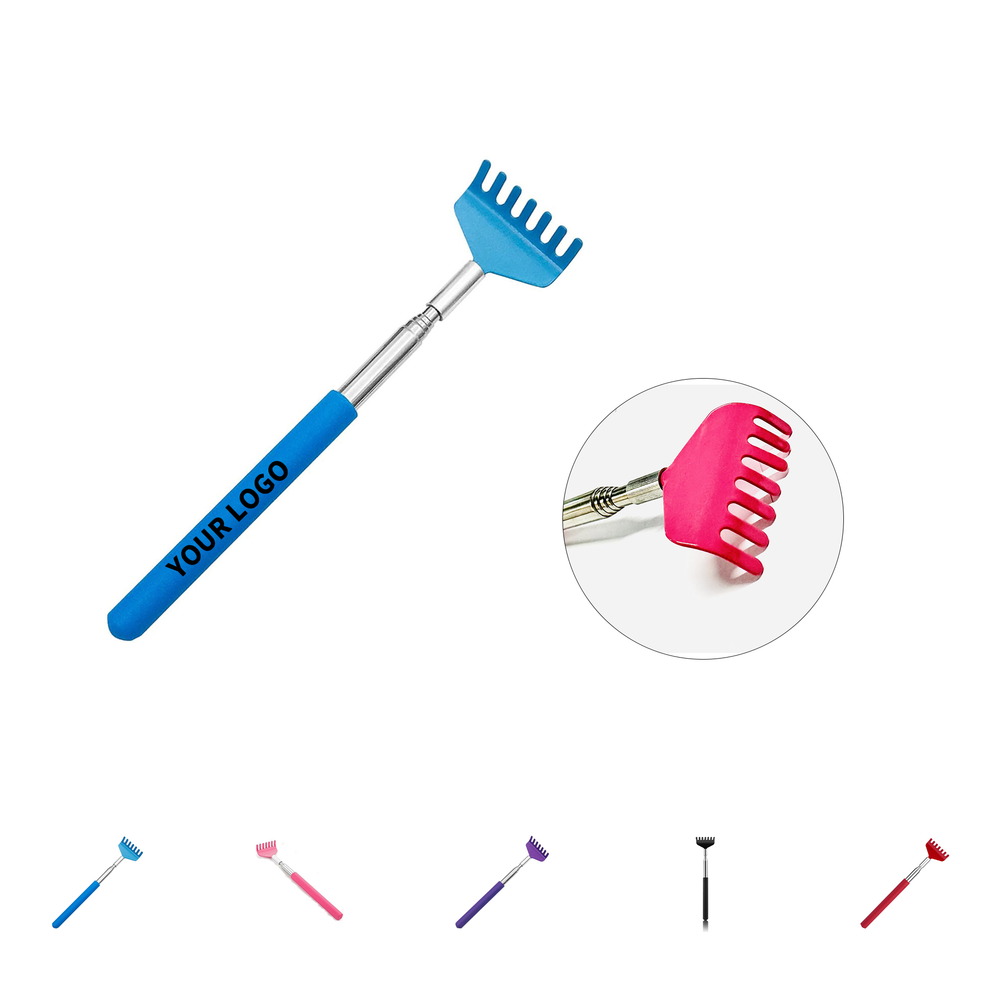 Stainless Steel Telescopic Back Scratch Tool 2