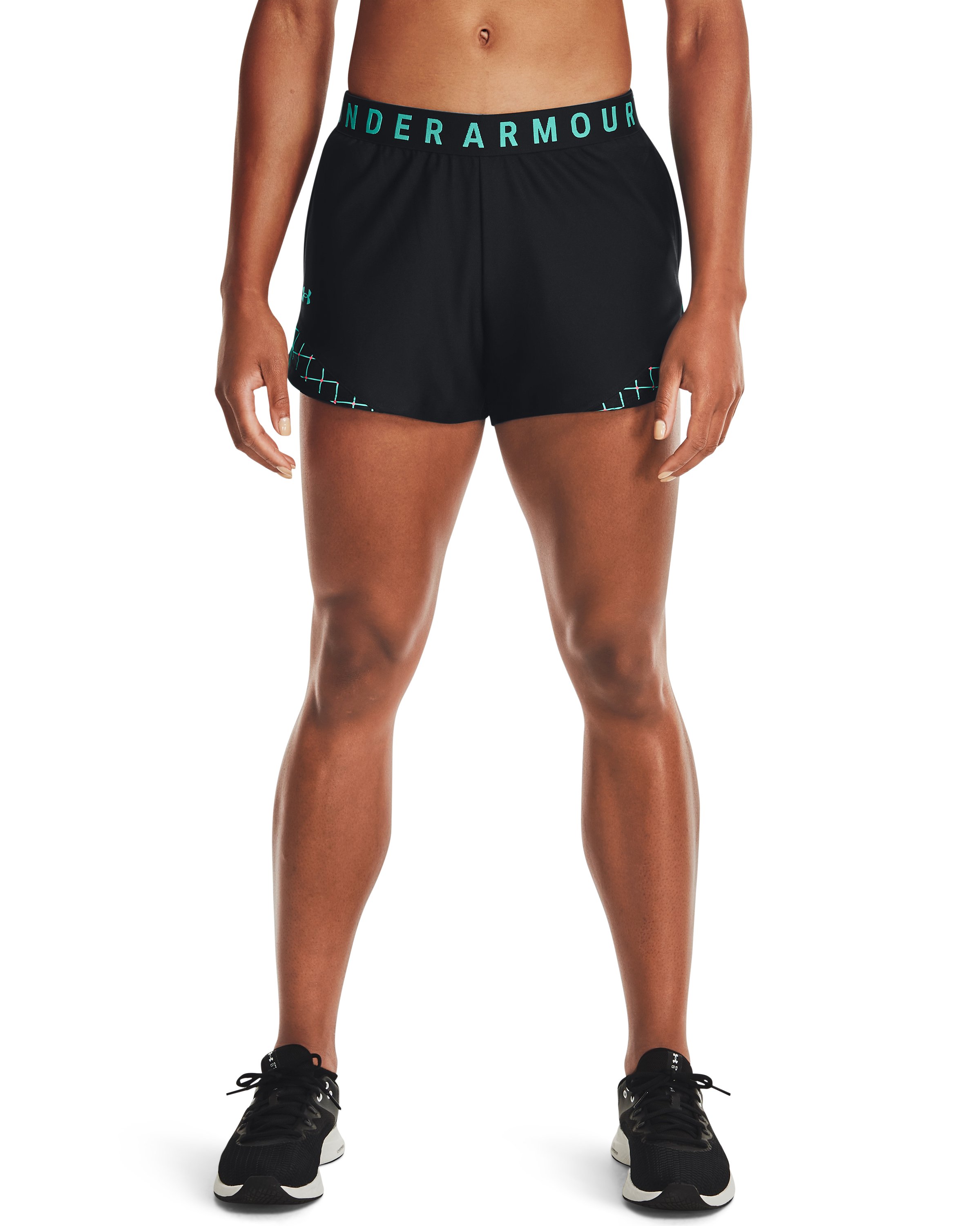 UA Play Up Tri Color Women's 3 Shorts 11
