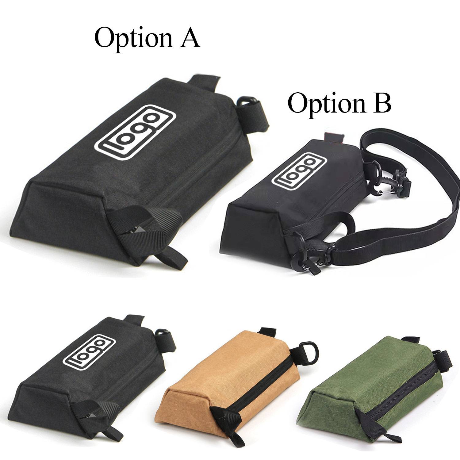 Custom Camping Sports Waterproof Storage Zipper Pouch 12