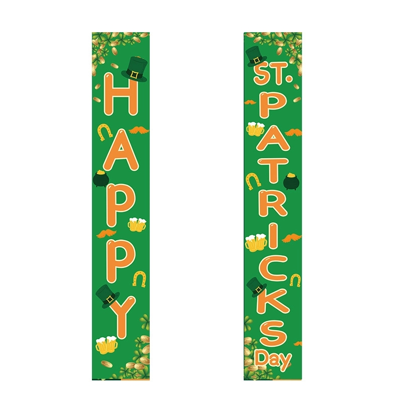 Happy St Patricks Day and Lucky Banner Decor for Home 12