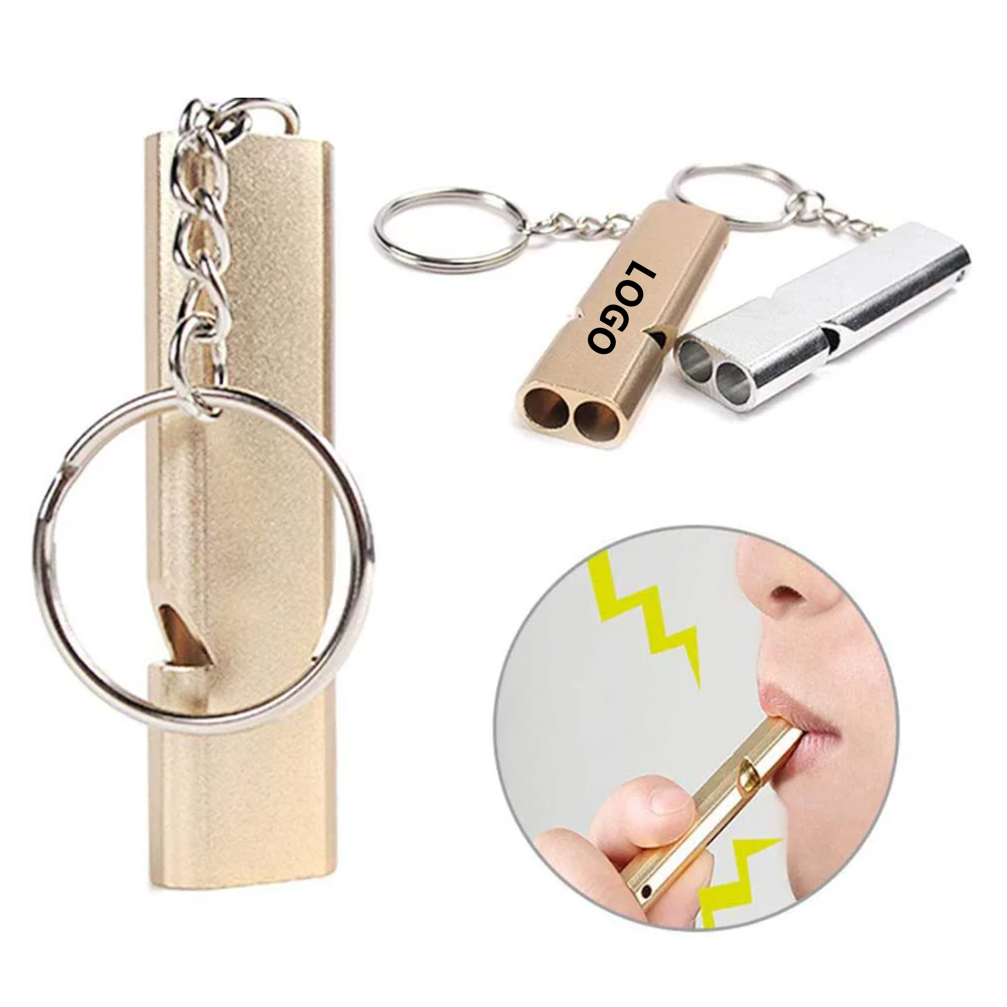 Double Tubes Loud Whistle 2