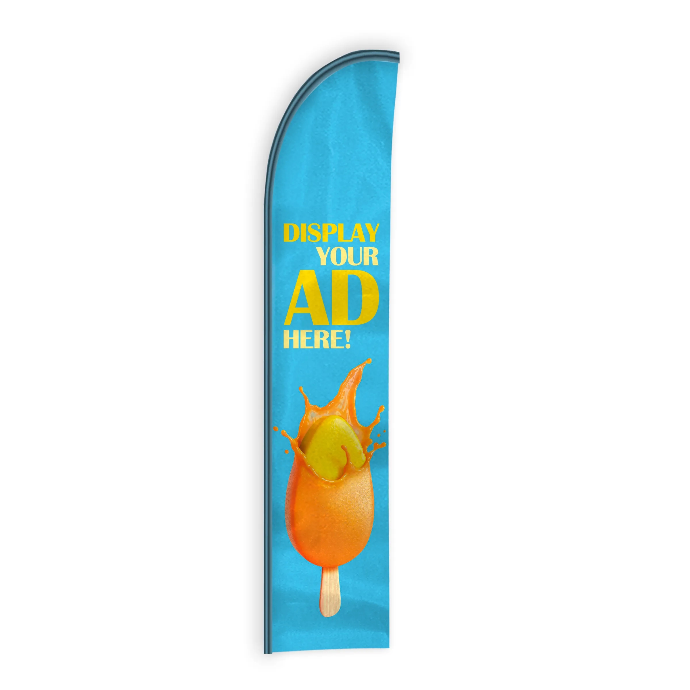 Custom Digital Printed Swooper Flags 13.5' x 2.5' 4