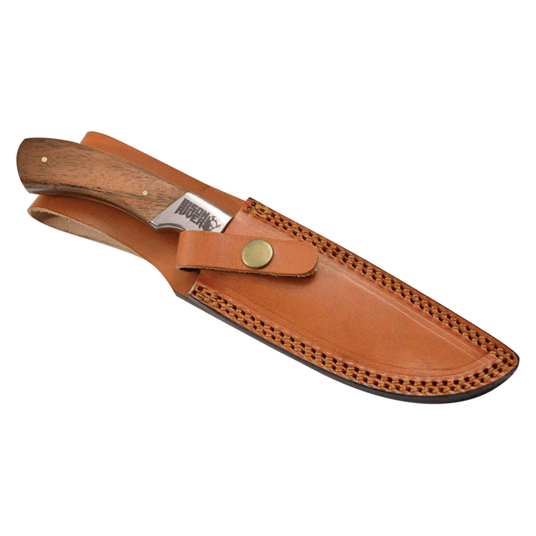 Bison River 9.5" Fixed Blade Wood Knife 3