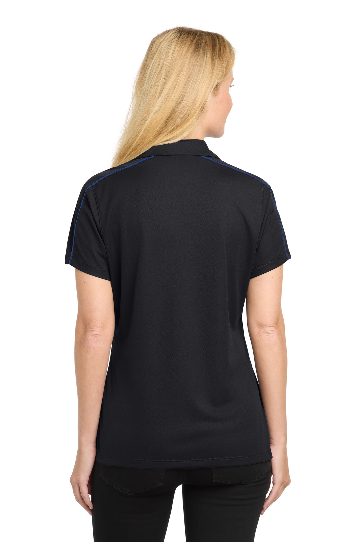 Sport-Tek Women's Micropique Sport-Wick Piped Polo. LST653 33