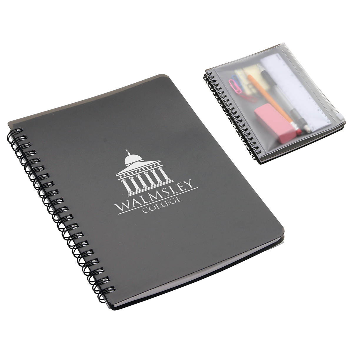 Hardcover Notebook with Pouch 2