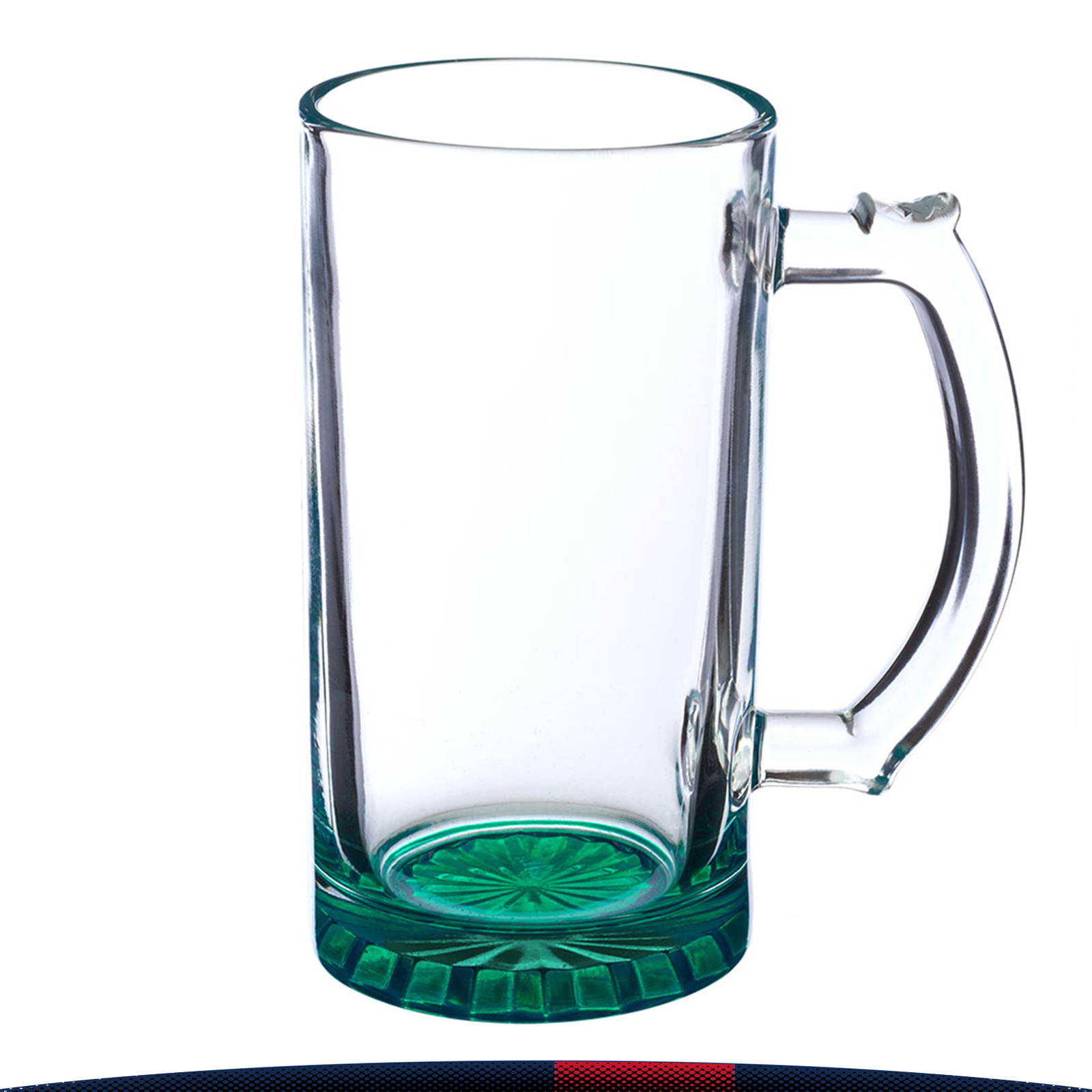 16 oz. Multicolored Bottom Beer Glasses 5