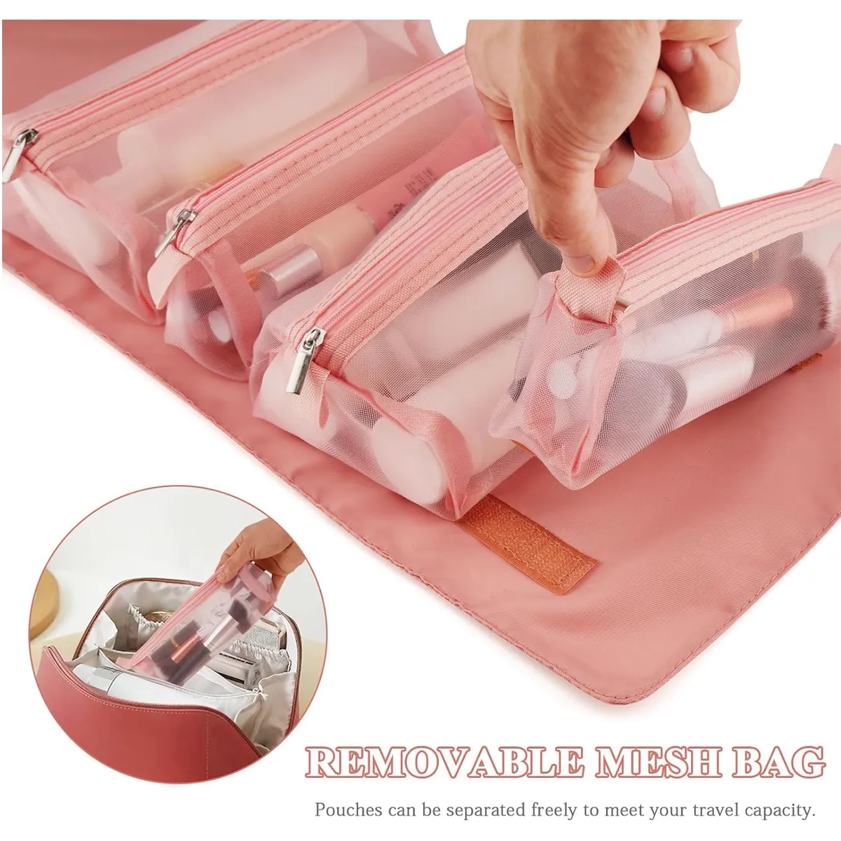 4 In 1 Removable Portable Cosmefic Bag 5
