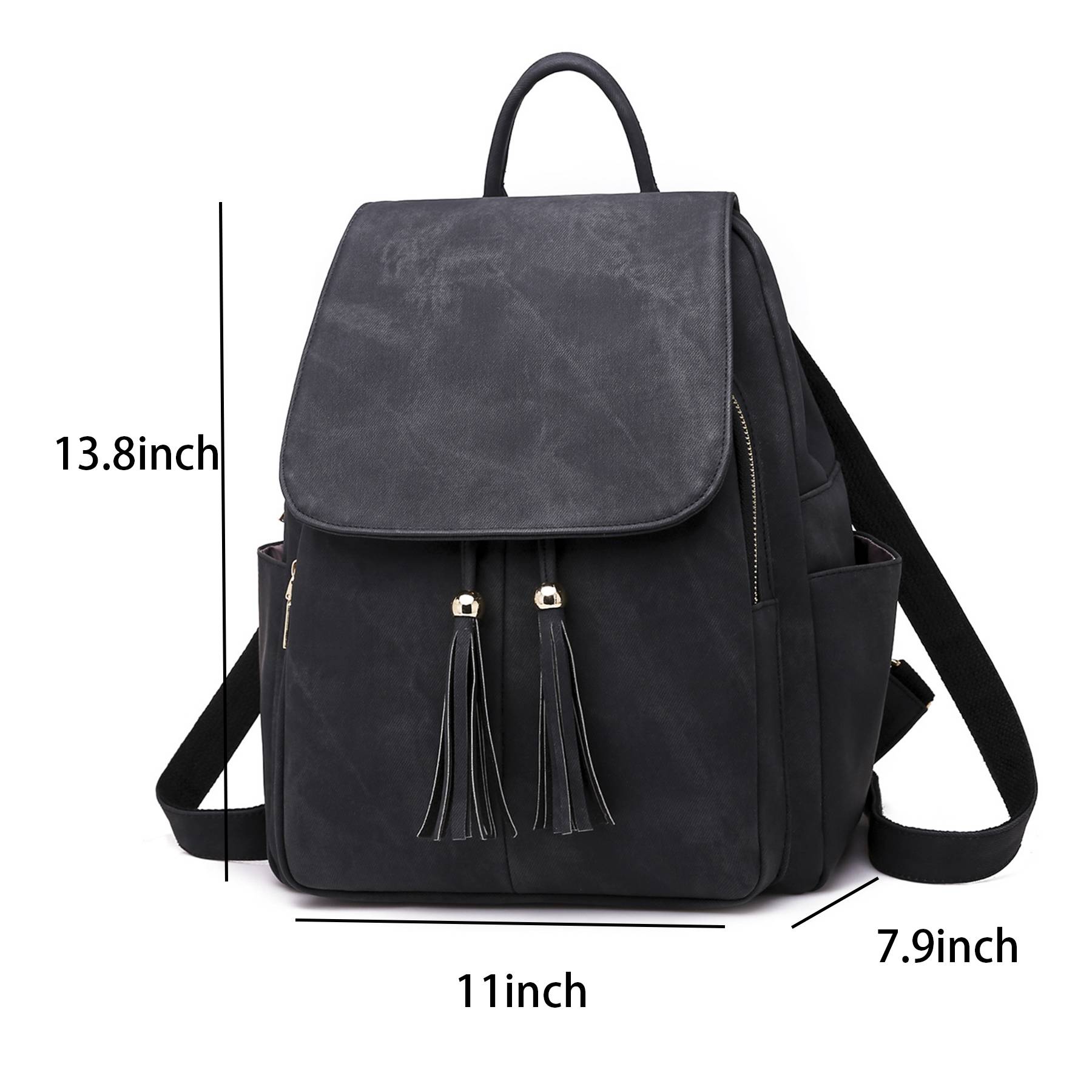 PU Leather Fashion Backpack For Women 8