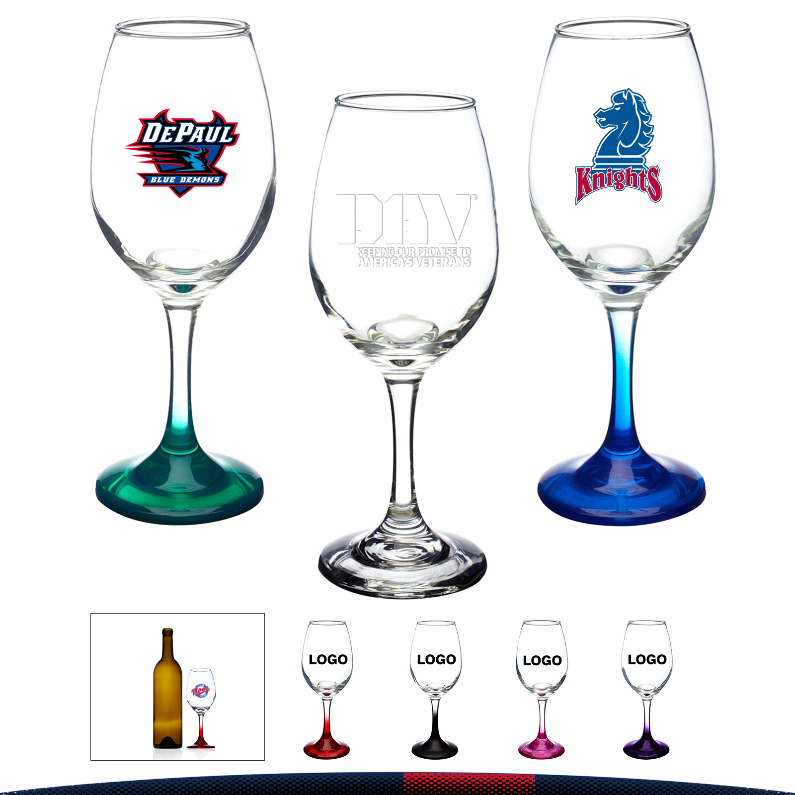 10 oz. Tulloss White Wine Glasses 7