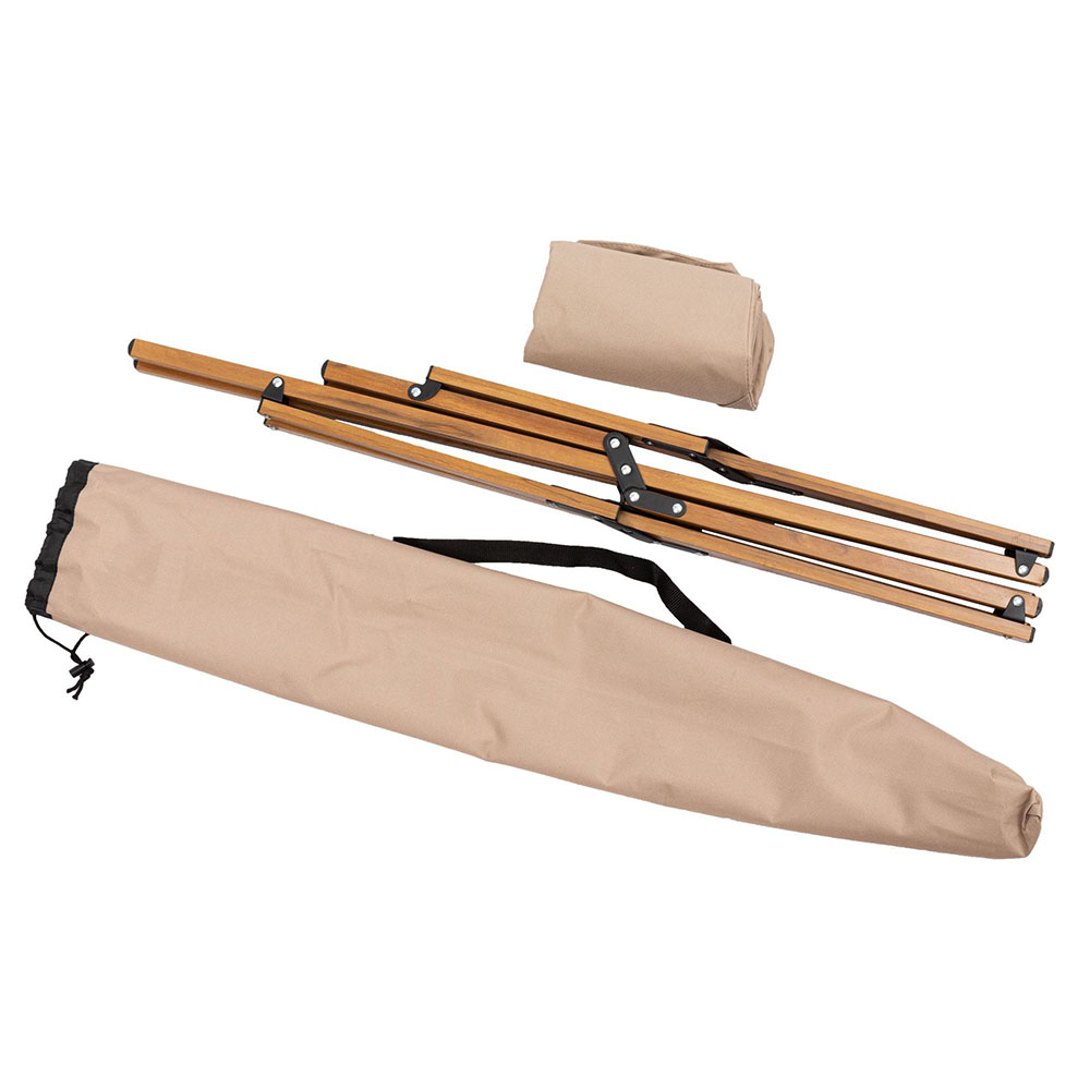 Portable Wood Grain Folding Chair 3