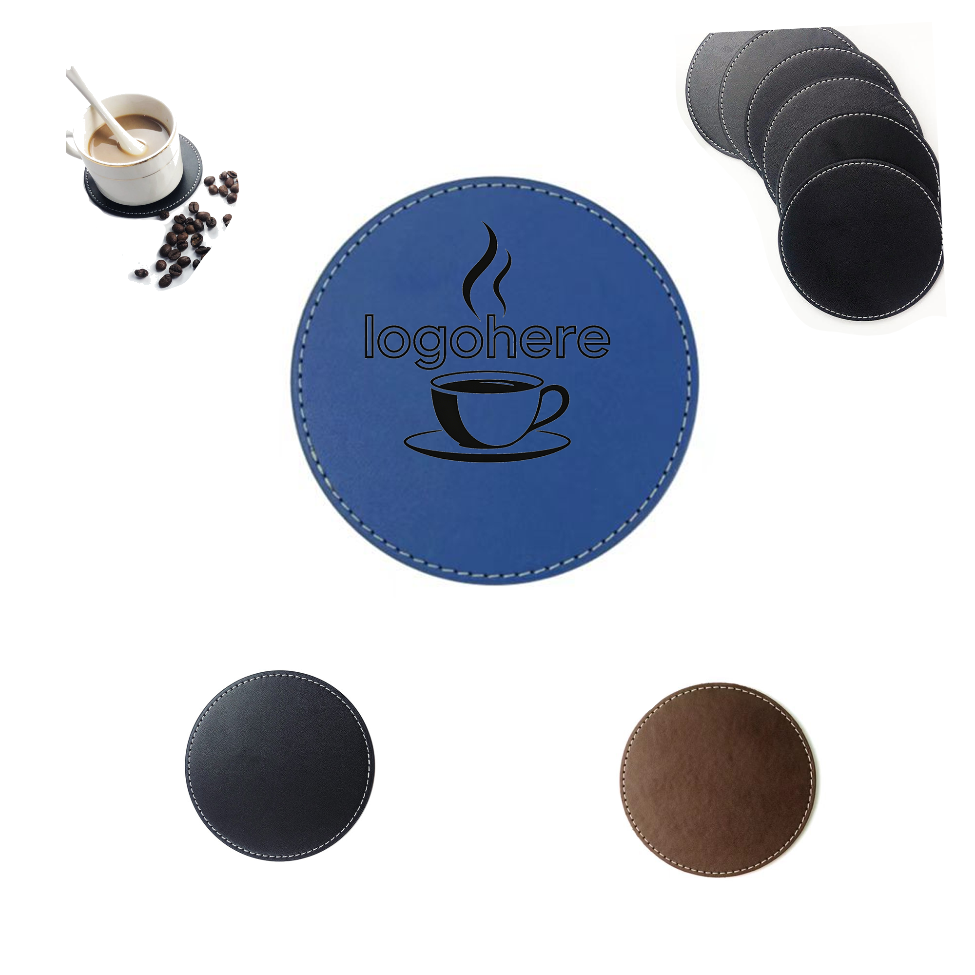 PU Leather Coaster 1