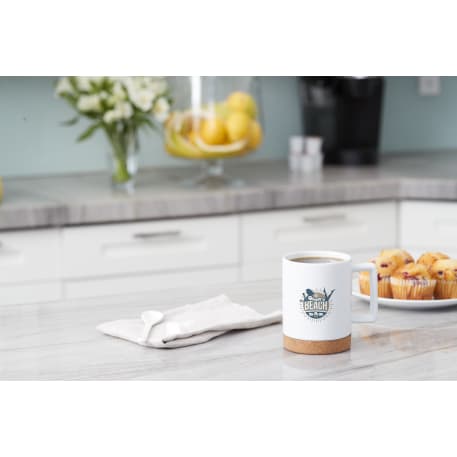 Bates 15oz Ceramic Mug w/ Cork Base 74