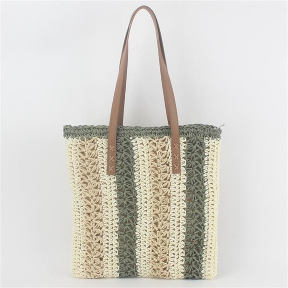 Straw Bag, custom tote bag with logo imprint 4