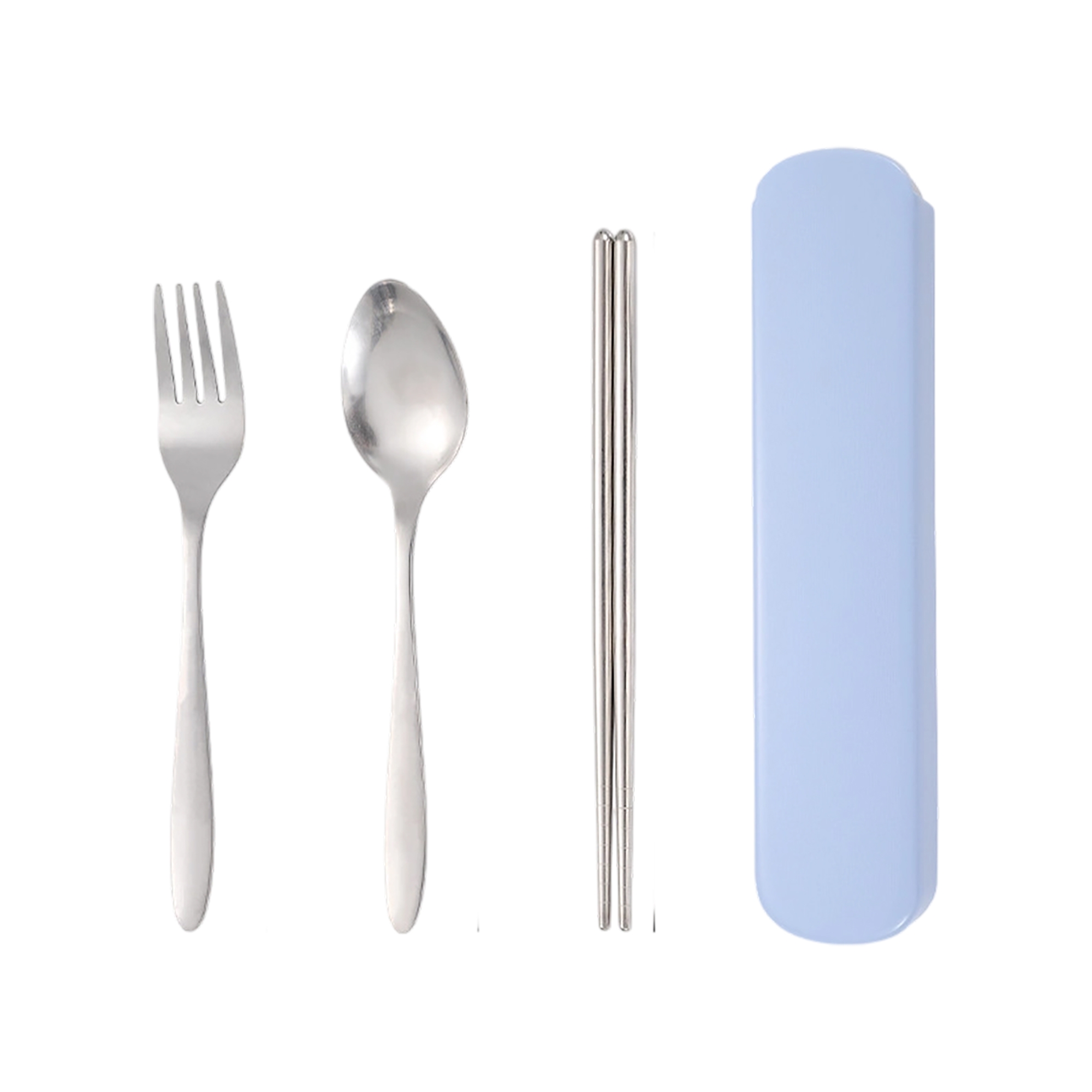 Stainless Steel Cutlery Set With Spoon Fork Knife And Portable Box 2