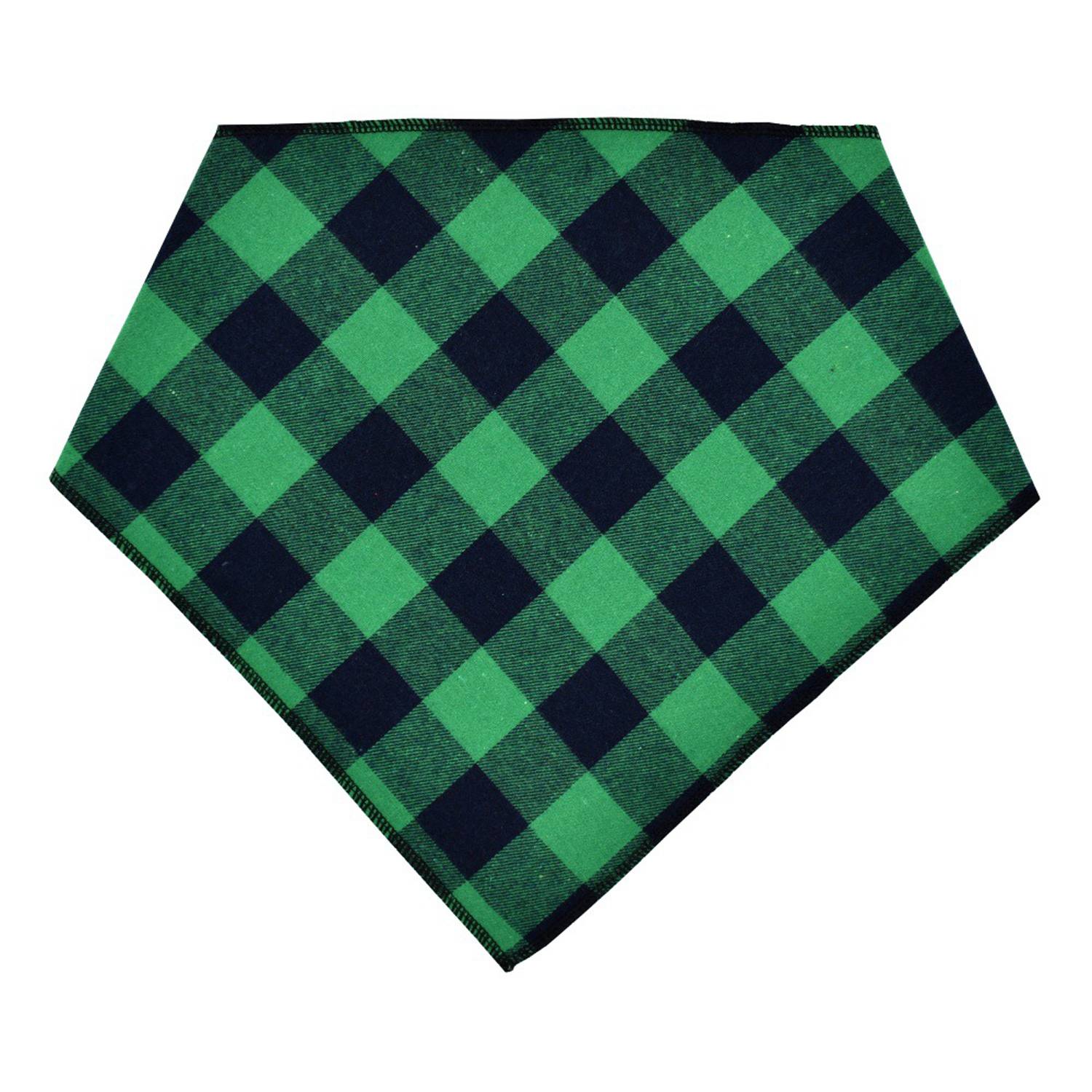 Lightweight Soft Plaid Dog Bandana 4