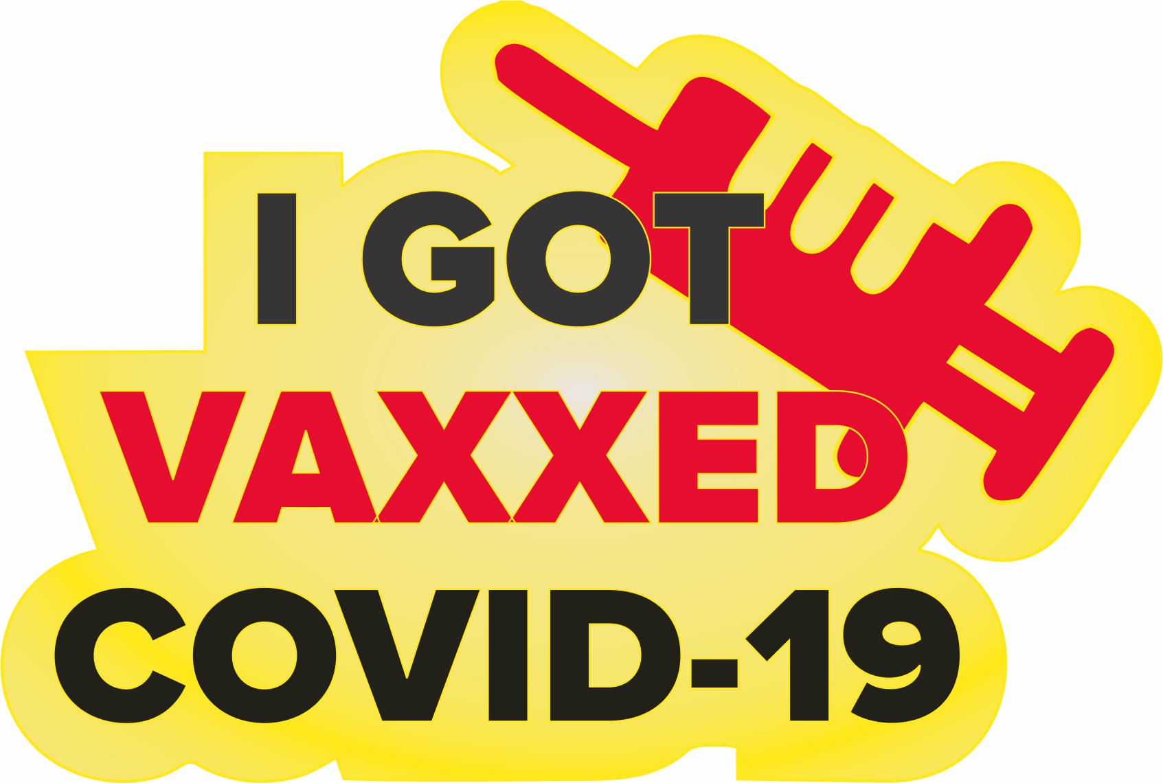 I GOT VAXXED COVID-19 Lapel Pin 1