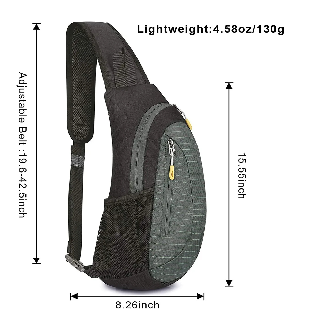 Chest Sling Backpack for Men and Women 6