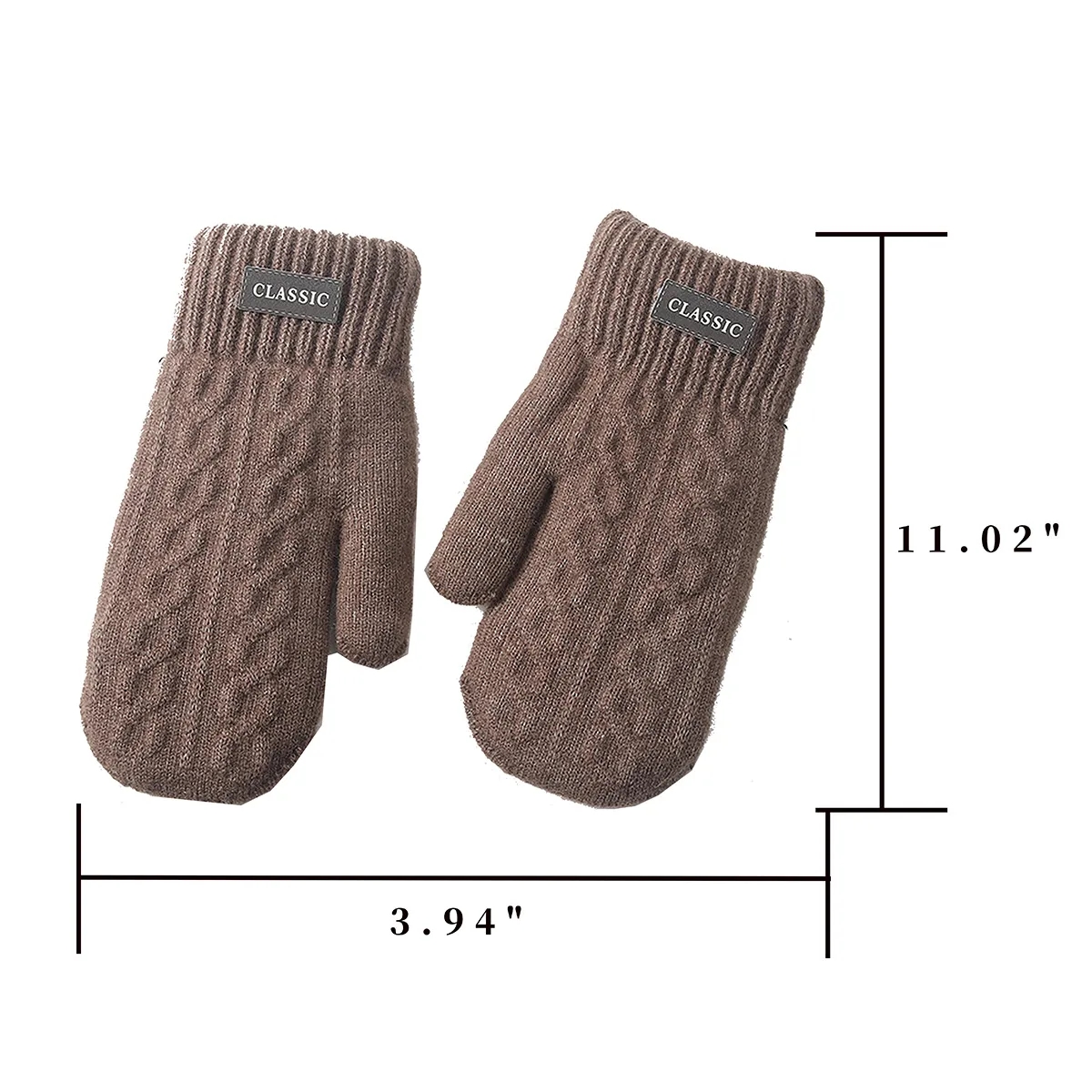 Unisex Woodland Roots73 Knit Mitts 3
