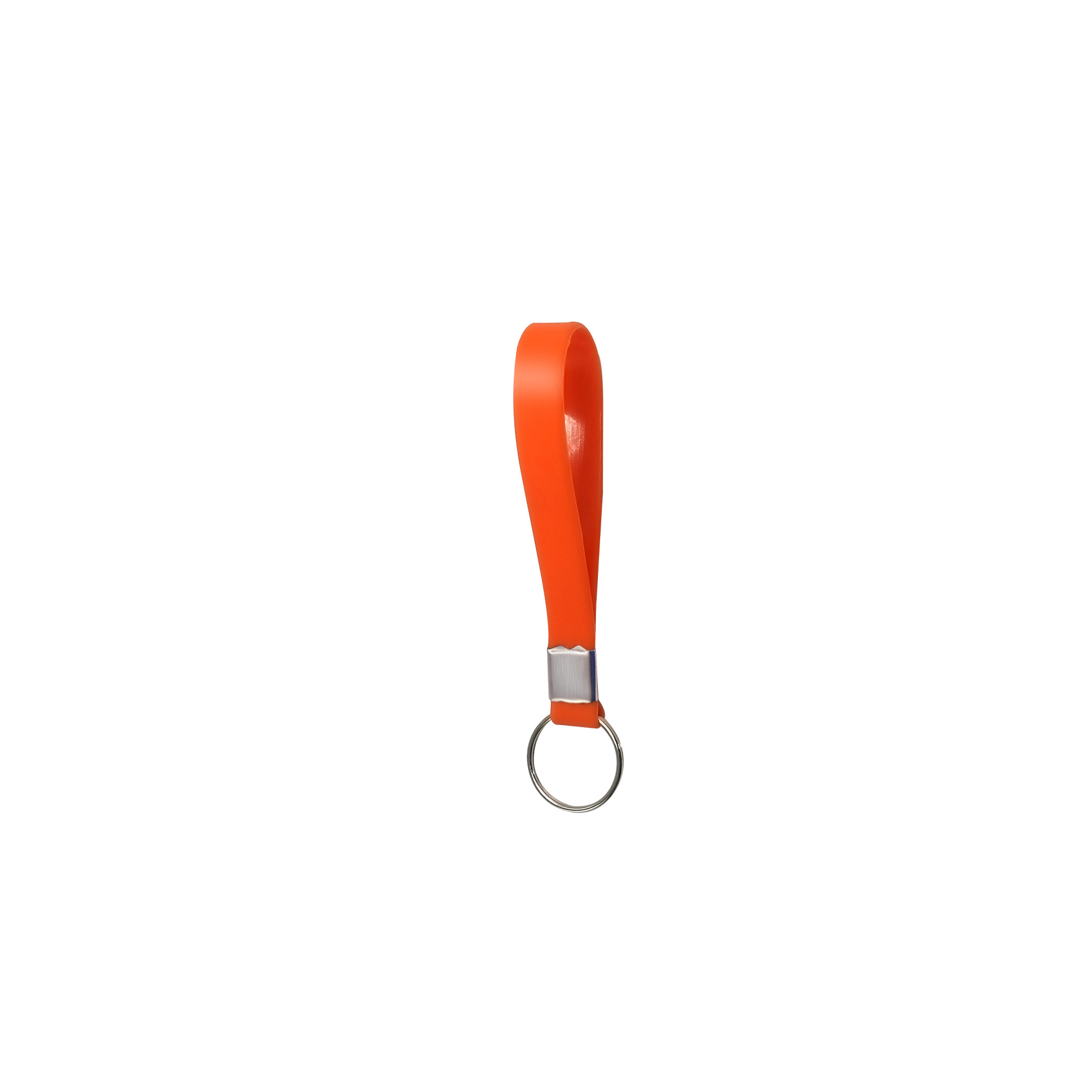 Silicone Bracelet Key Chain 8" Length 4