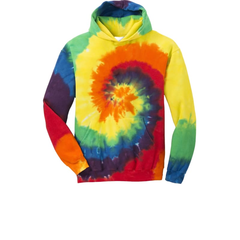 Port & Company Youth Tie-Dye Pullover Hooded Sweatshirt. 44