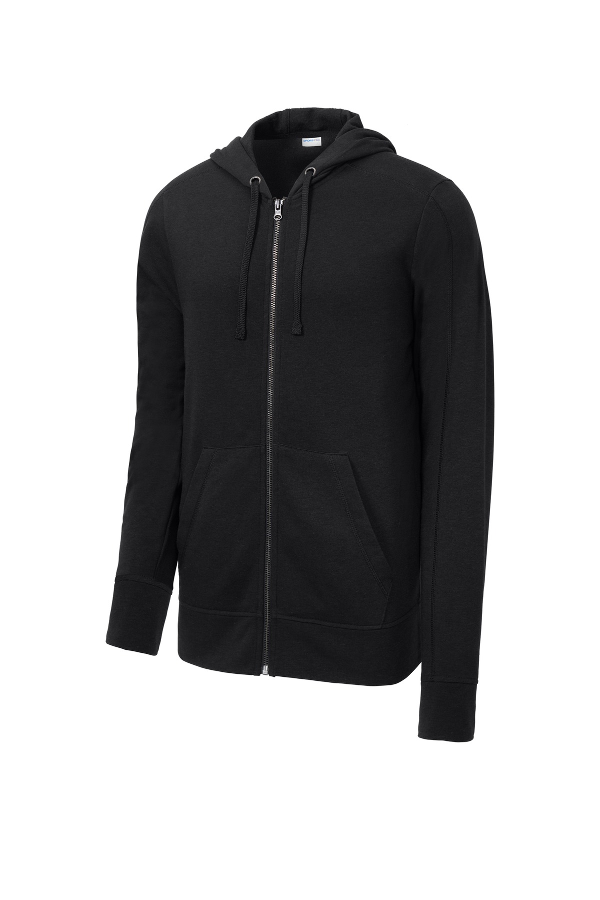 PosiCharge Tri-Blend Wicking Fleece Full-Zip Hooded Jacket