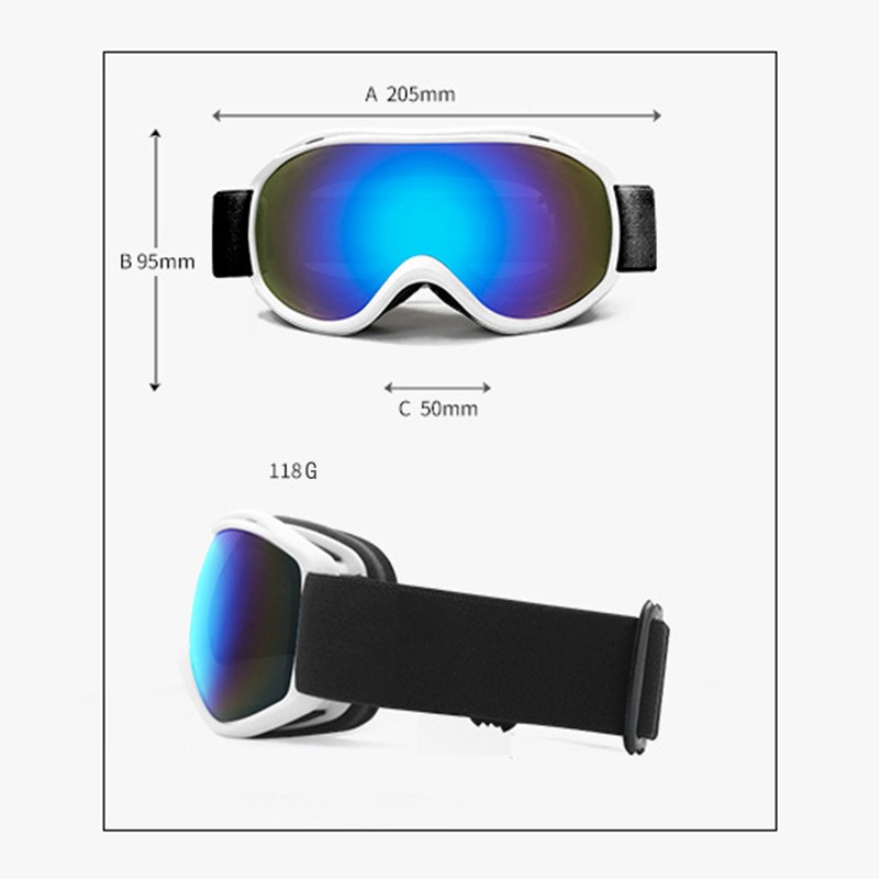 Spherical Anti-Fog UV400 Protection Ski Goggles 3