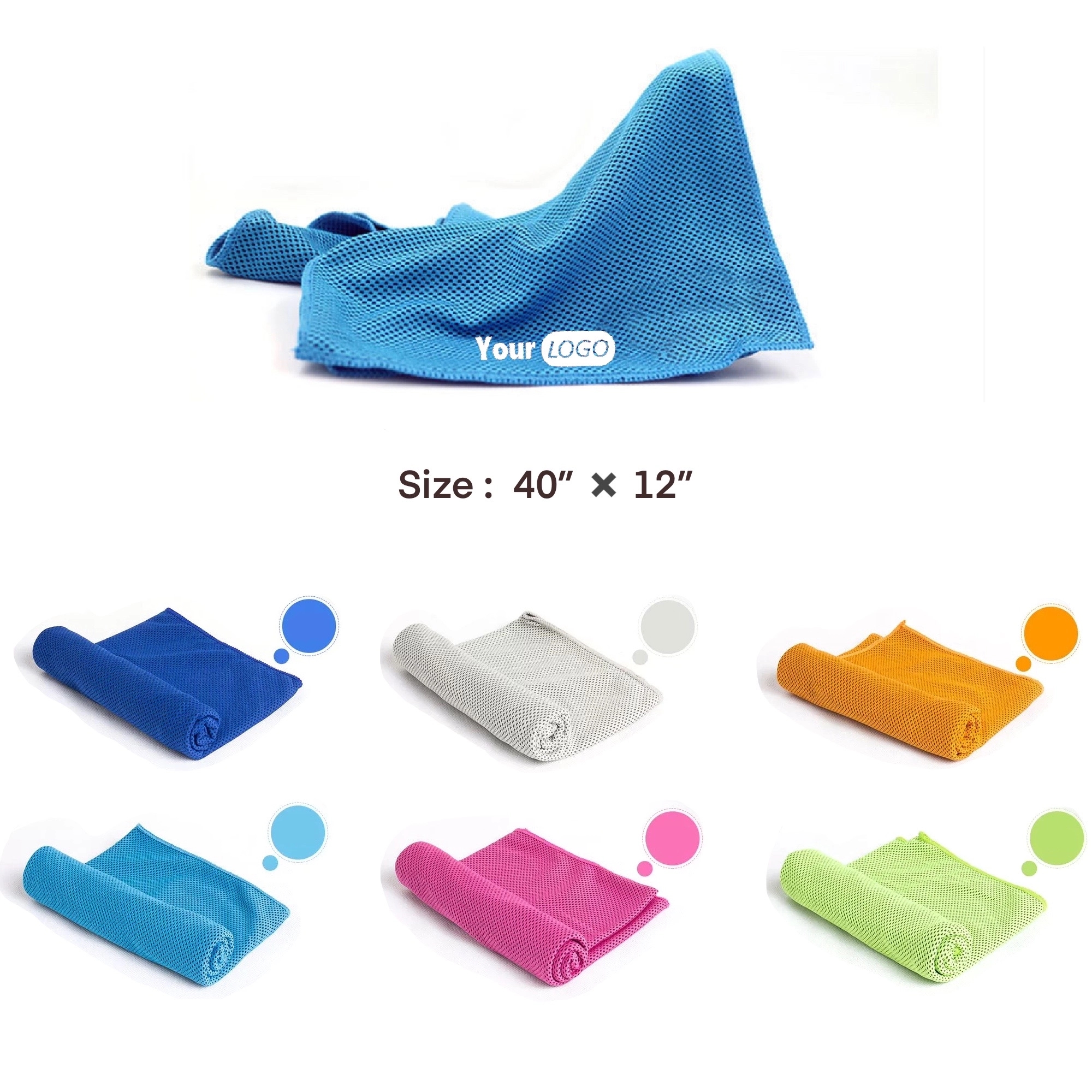 Sports Cold Cooling Towel MOQ 50PCS