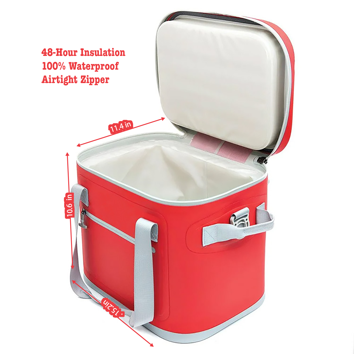48-Hour Insulated Bag 100% Waterproof with Airtight Zipper 2