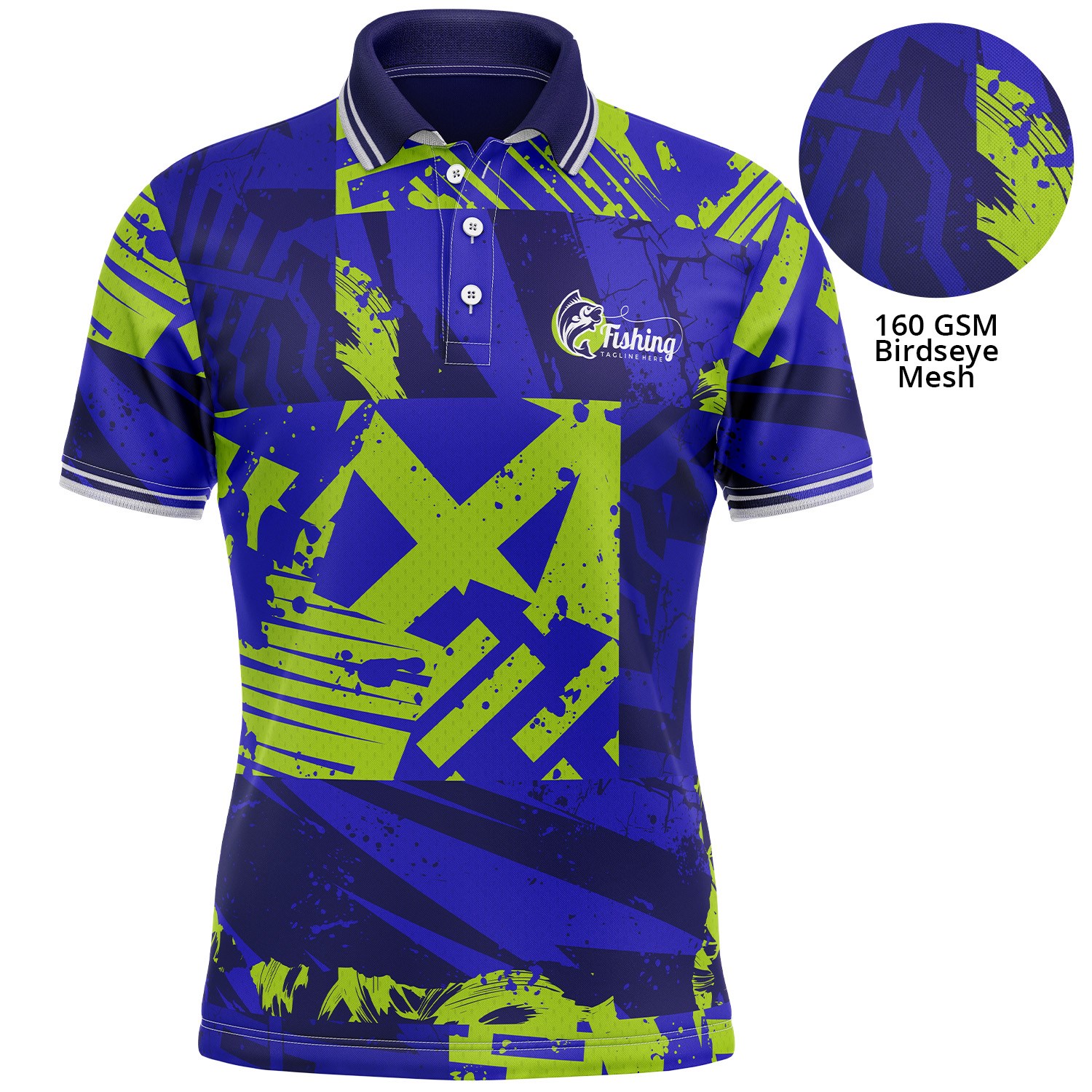 Unisex 160 GSM Birdseye Mesh Performance Corporate Polo shirts 4
