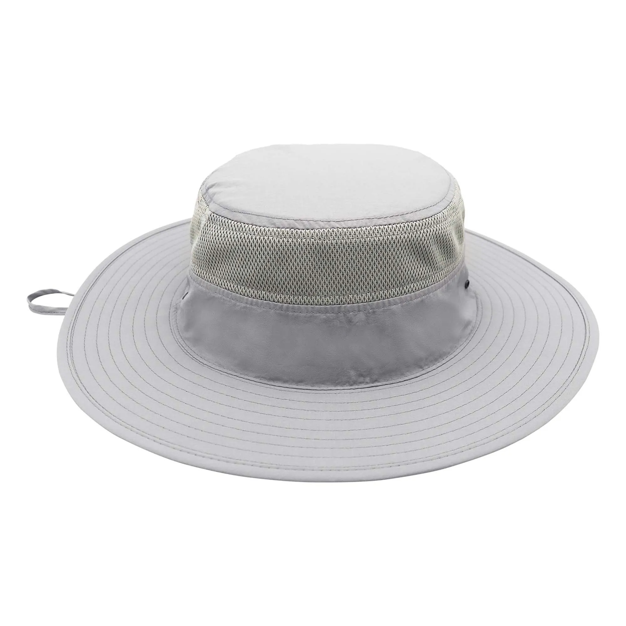 Wide Brim Bucket Hat With Strap 4