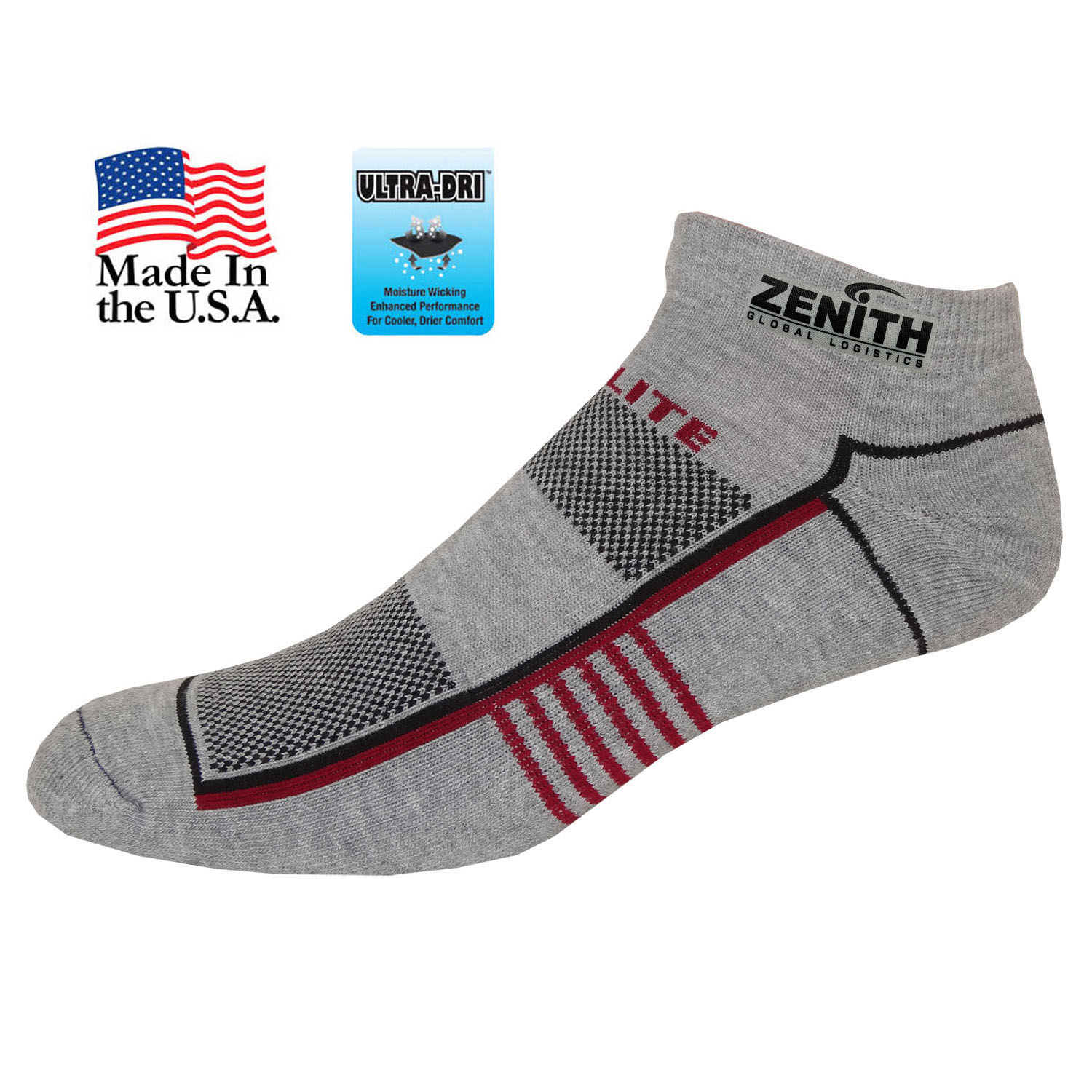 Top Flite Low Cut Half Cushion Runners Socks