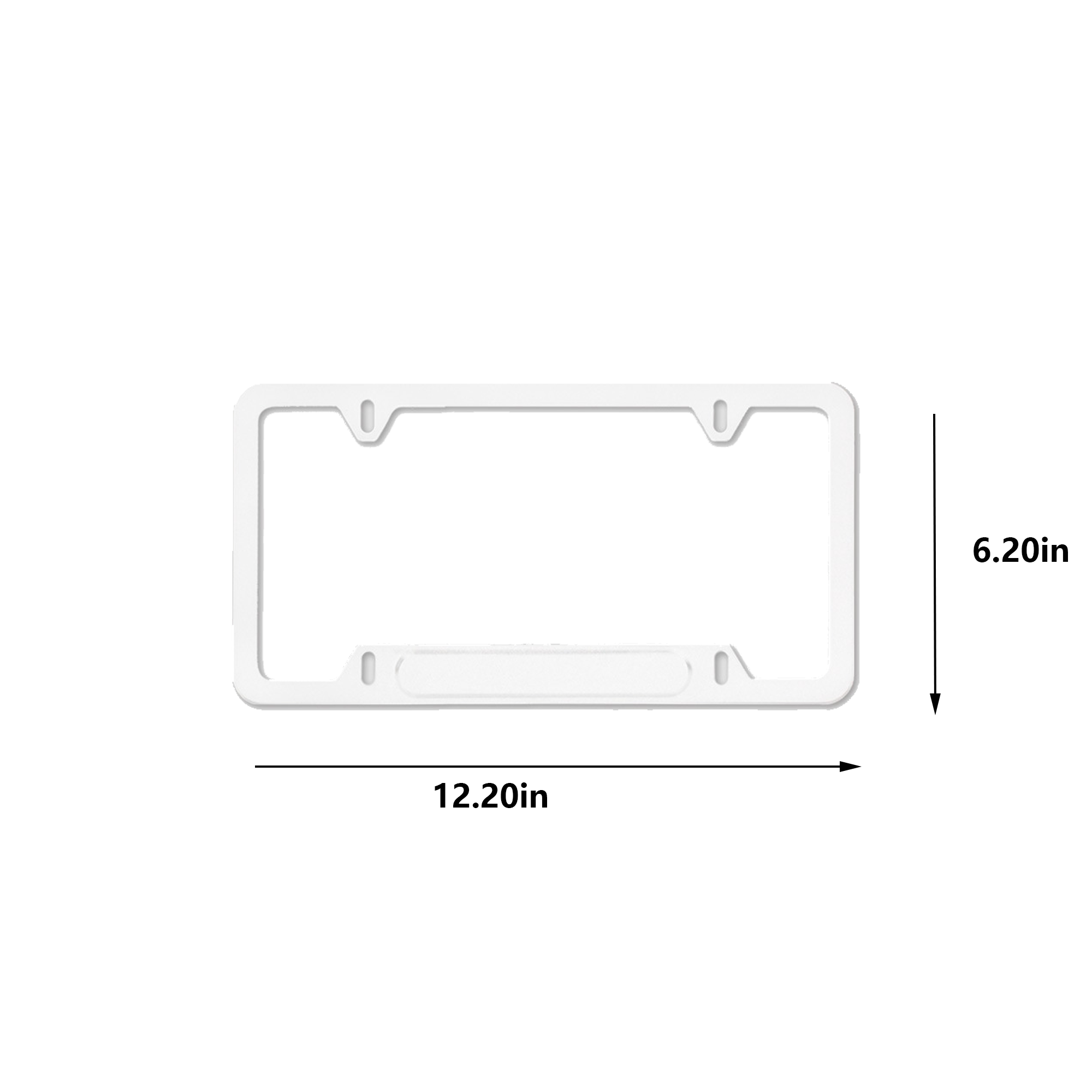 UV Printing Full Color Metal License Plate Frames 3